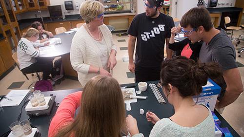 Students in Chemistry Lab